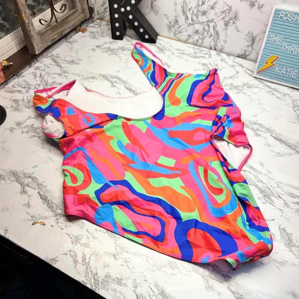 Colorful Abstract Swimsuit - Picture 6 of 6